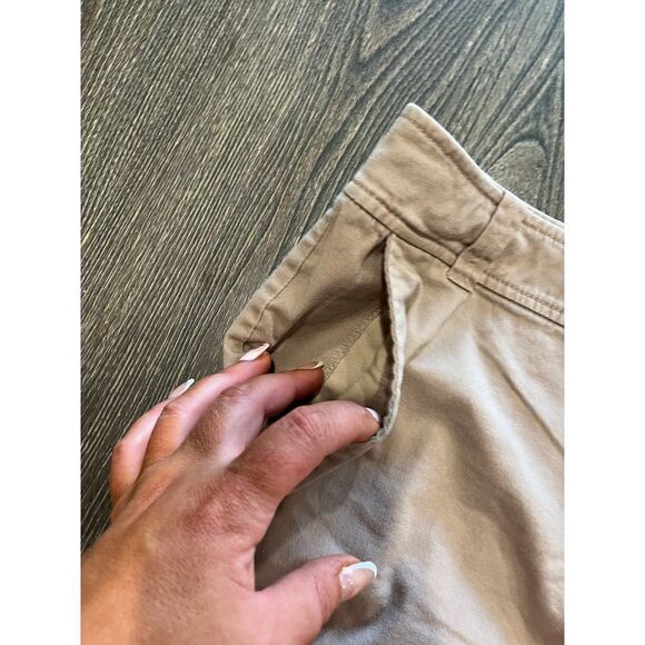 Soho Jeans New York & Company Chino Shorts Mid Rise Cotton Blend Tan Size 12 - Picture 5 of 8